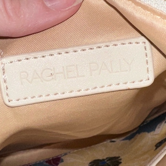 Rachel Pally Cream Pouch with Red Tassel